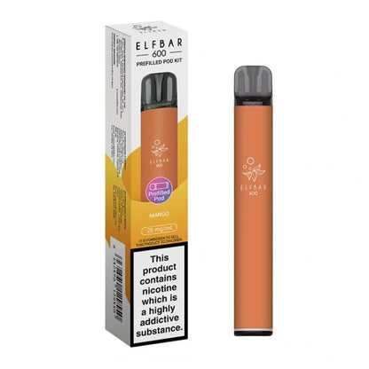 Elf Bar 600 Prefilled Pod Kit - Mango