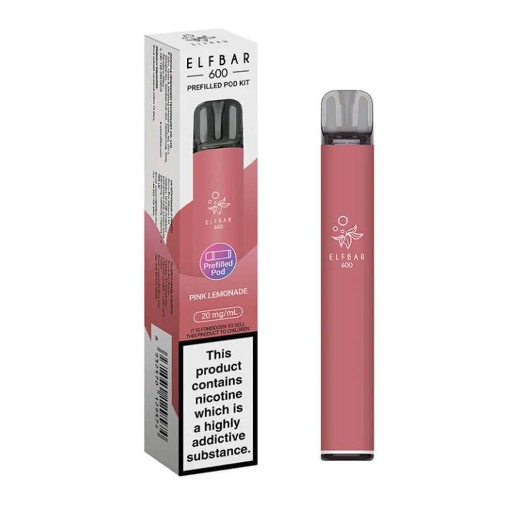 Elf Bar 600 Prefilled Pod Kit - Pink Lemonade