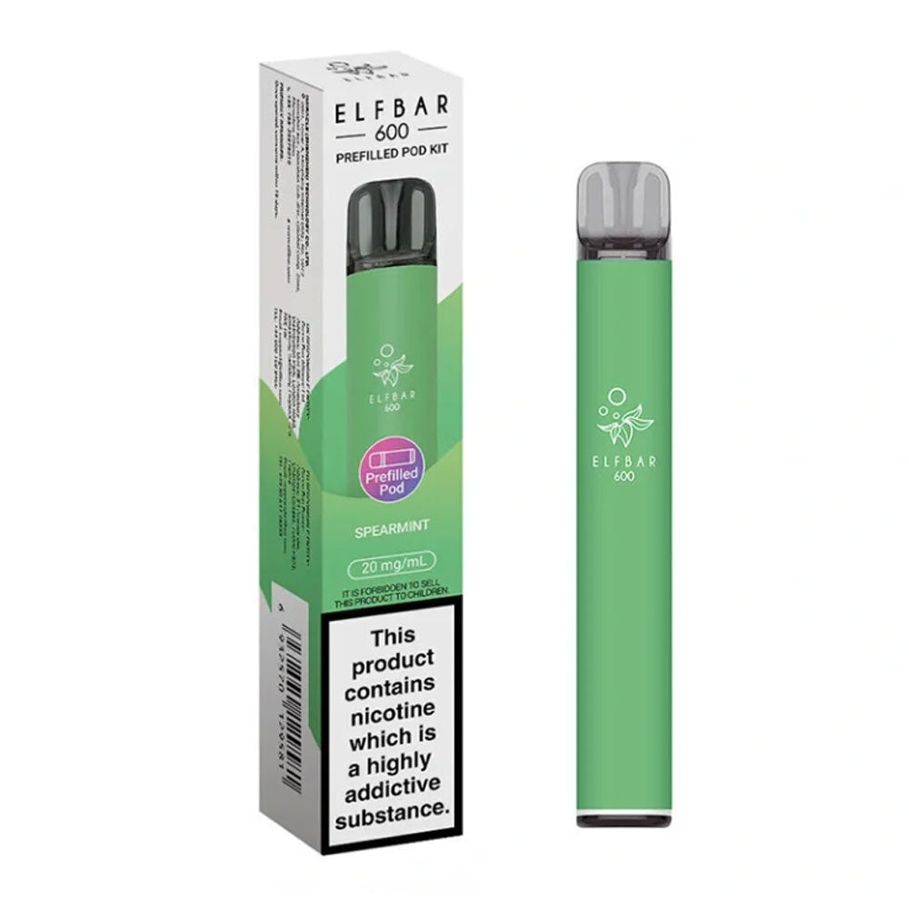 Elf Bar 600 Prefilled Pod Kit - Spearmint