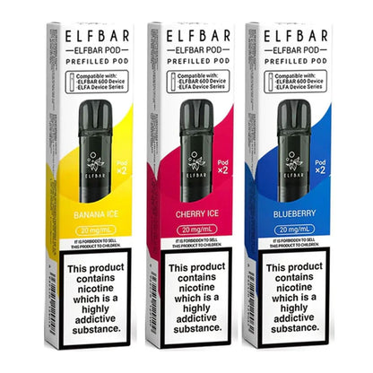 Elf Bar 600 Prefilled Pods (Pack of 2)