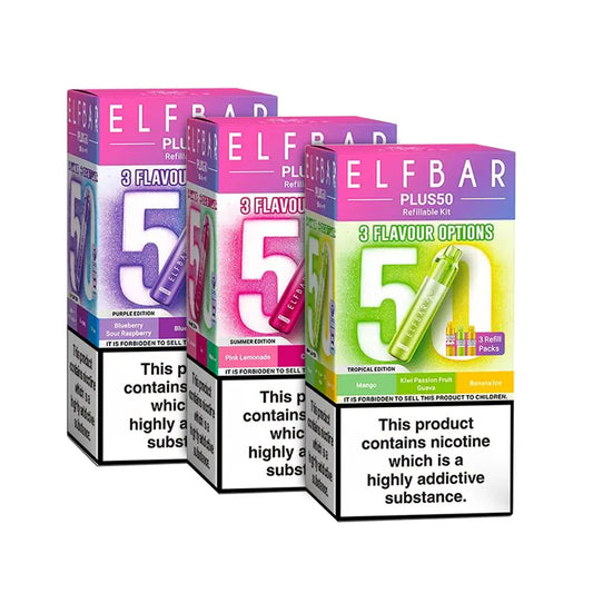 Elf Bar Plus 50 Refillable Pod Kit