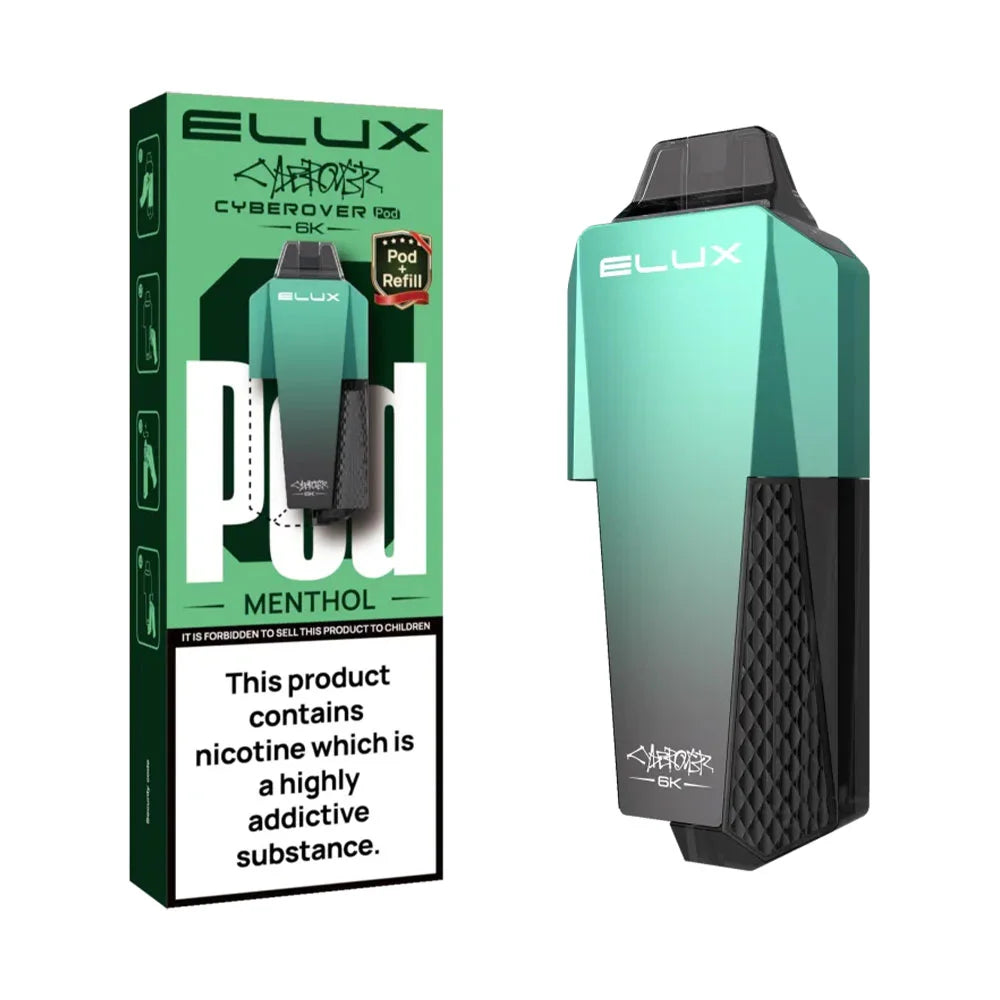 Elux Cyberover 6K Prefilled Pods - Menthol