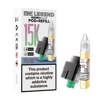 Elux ENE Legend 15K Prefilled Pods - Blueberry Sour Raspberry