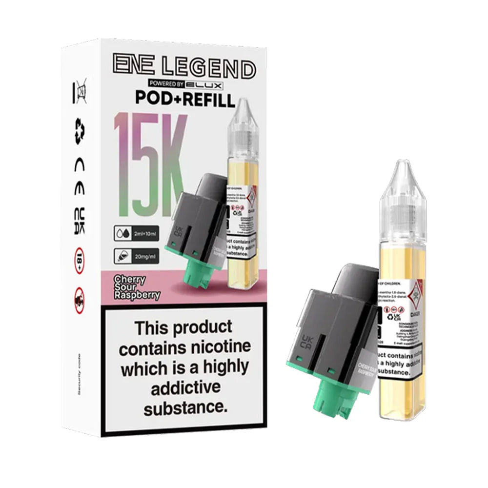 Elux ENE Legend 15K Prefilled Pods - Cherry Sour Raspberry