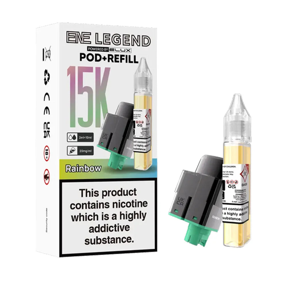 Elux ENE Legend 15K Prefilled Pods - Rainbow