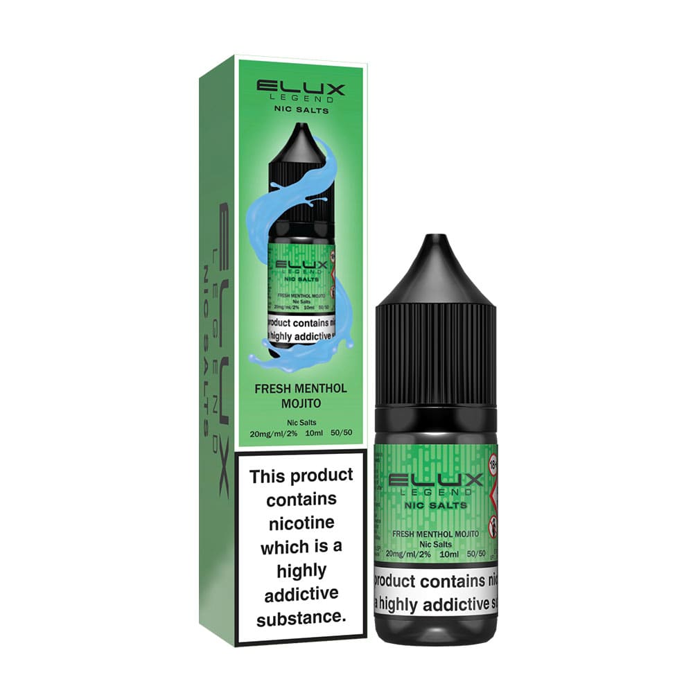 Fresh Menthol Mojito Elux Legend Nic Salt 10ml