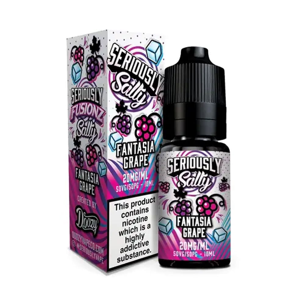 Doozy Seriously Fusionz Fantasia Grape 10ml Nicsalt E Liquid
