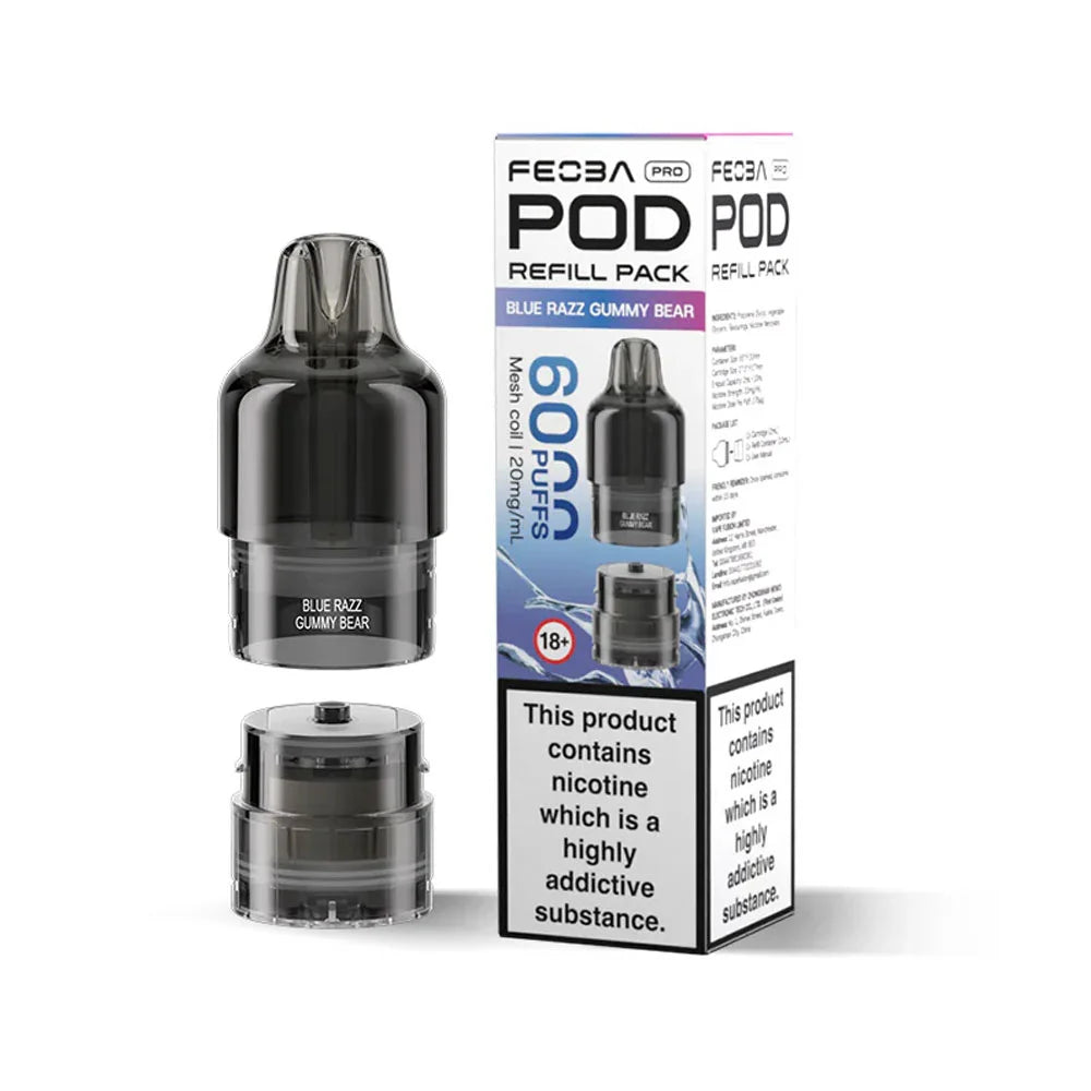 Feoba Pro 6K Prefilled Pods - Blue Razz Gummy Bear