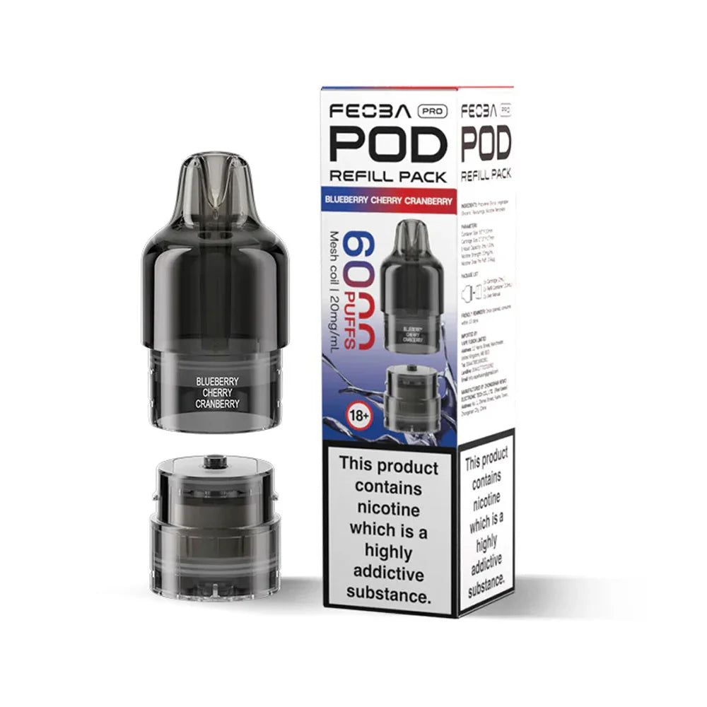 Feoba Pro 6K Prefilled Pods - Blueberry Cherry Cranberry