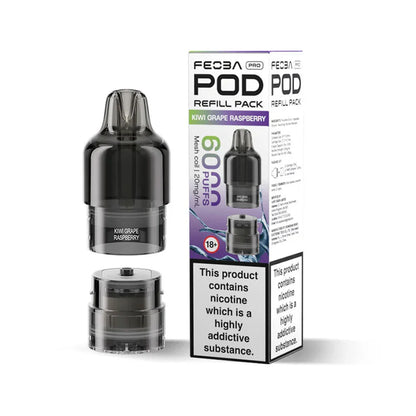 Feoba Pro 6K Prefilled Pods - Kiwi Grape Raspberry
