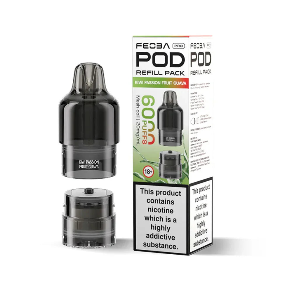Feoba Pro 6K Prefilled Pods - Kiwi Passion Fruit Guava