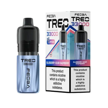 Feoba TREO 33K Prefilled Pod Kit - Blueberry Sour Raspberry