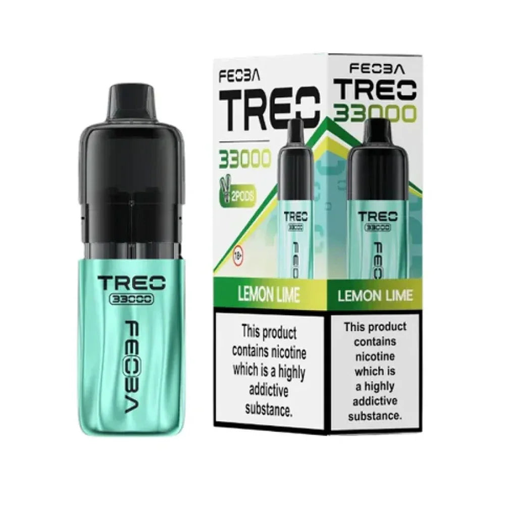 Feoba TREO 33K Prefilled Pod Kit - Lemon Lime