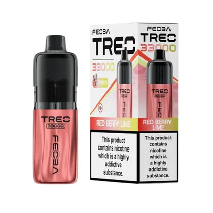 Feoba TREO 33K Prefilled Pod Kit - Red Berry Lime
