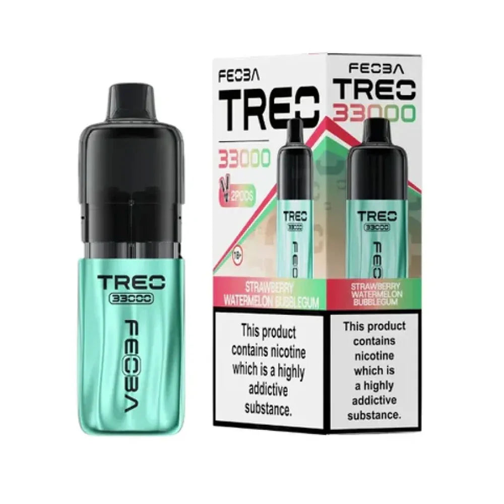 Feoba TREO 33K Prefilled Pod Kit - Strawberry Watermelon Bubblegum