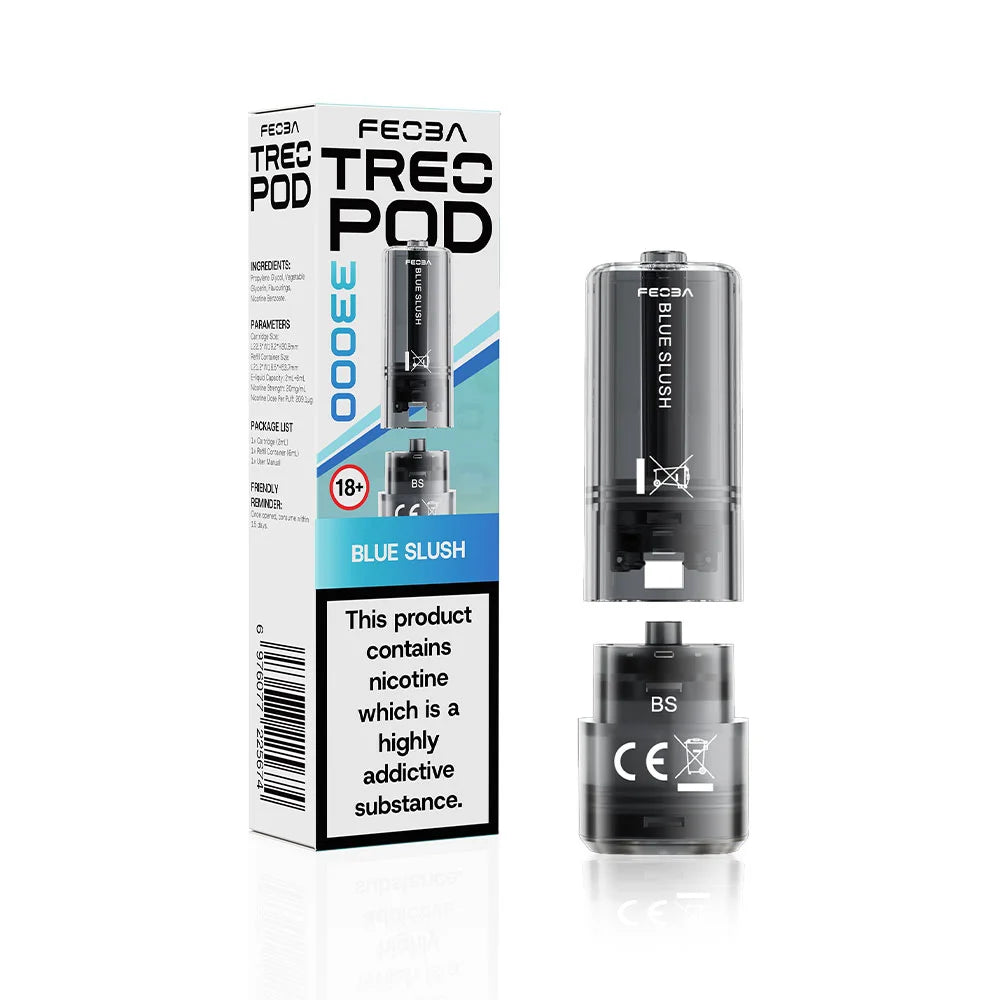 Feoba TREO 33K Prefilled Pods - Blue Slush
