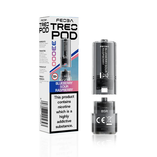 Feoba TREO 33K Prefilled Pods - Blueberry Sour Raspberry