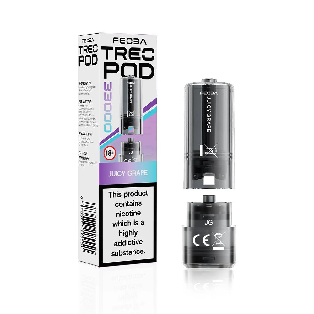 Feoba TREO 33K Prefilled Pods - Juicy Grape
