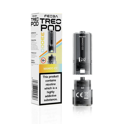 Feoba TREO 33K Prefilled Pods - Mango Ice