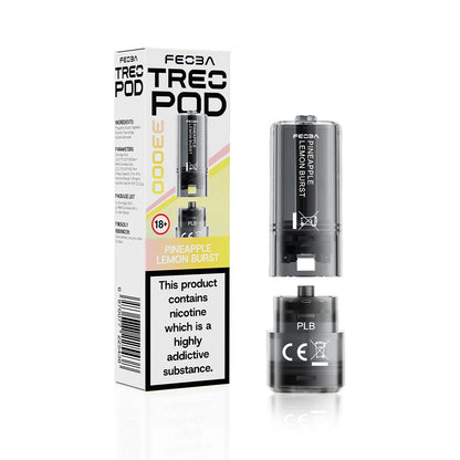Feoba TREO 33K Prefilled Pods - Pineapple Lemon Burst