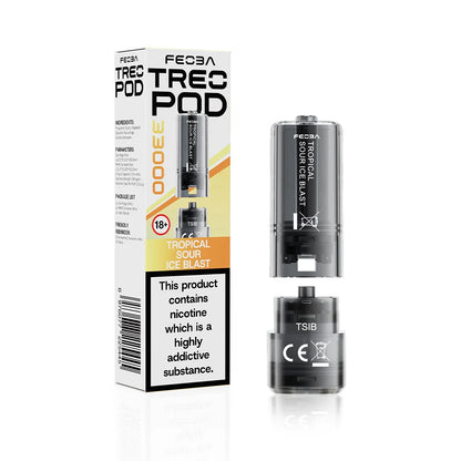 Feoba TREO 33K Prefilled Pods - Tropical Sour Ice Blast