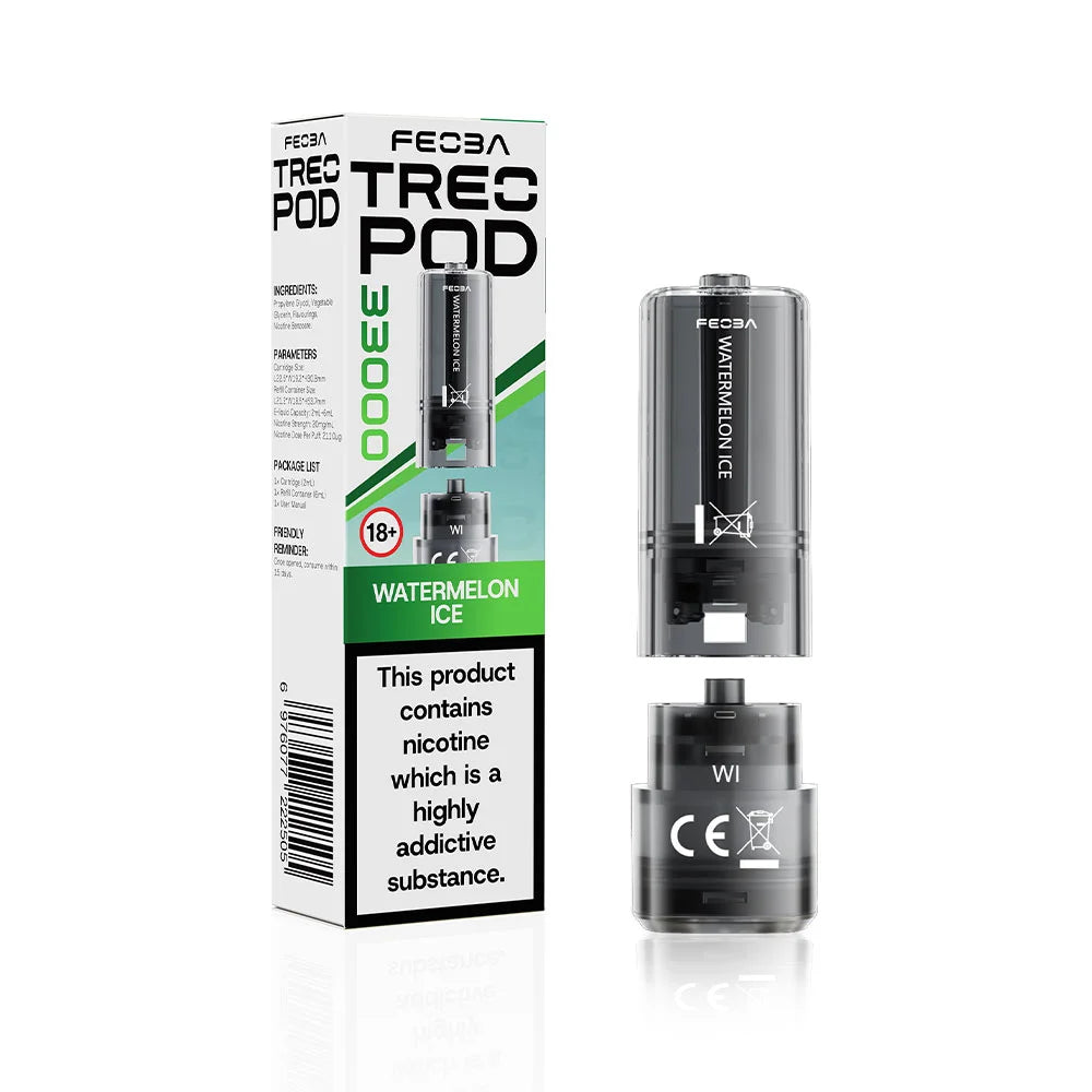Feoba TREO 33K Prefilled Pods - Watermelon Ice