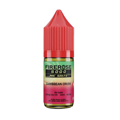 Firerose 5000 10ml Nic Salt Eliquid - Caribbean Crush