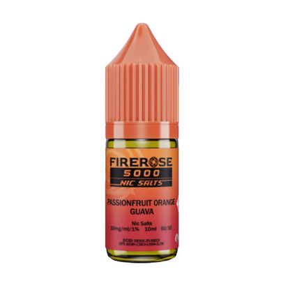 Firerose 5000 10ml Nic Salt Eliquid - Passionfruit Orange Guava