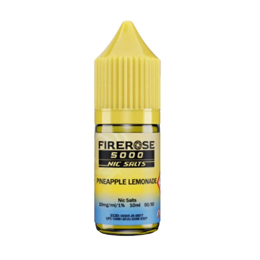 Firerose 5000 10ml Nic Salt Eliquid - Pineapple Lemonade