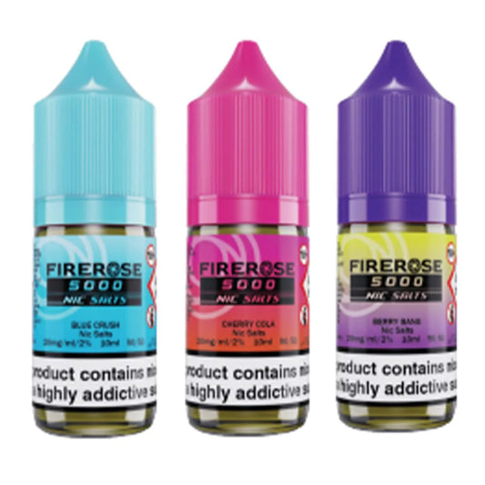 Firerose 5000 10ml Nic Salt Eliquid