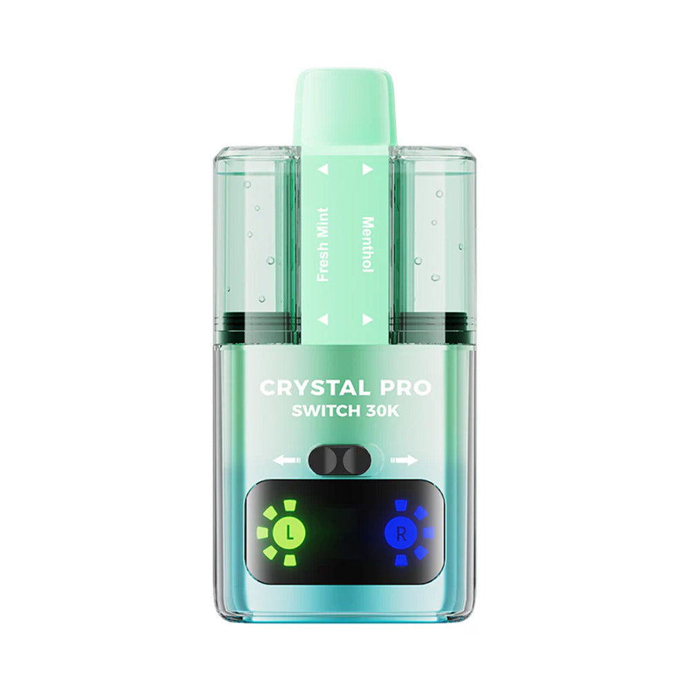Crystal Pro Switch 30K Puff Disposable Vape - Fresh Mint / Menthol