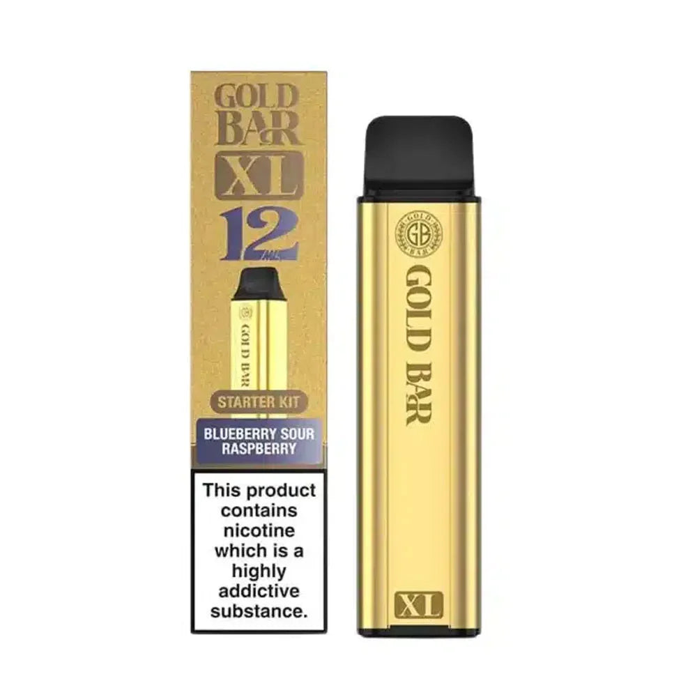 Gold Bar XL 10K Prefilled Pod Kit - Blueberry Sour Raspberry