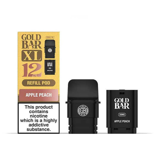 Gold Bar XL 10K Prefilled Pods - Apple Peach