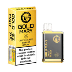 Gold Mary Mr Blue Disposable Vape