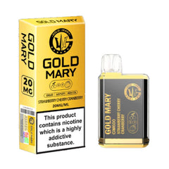 Gold Mary Strawberry Cherry Cranberry Disposable Vape