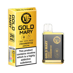 Gold Mary Strawberry Ice Disposable Vape