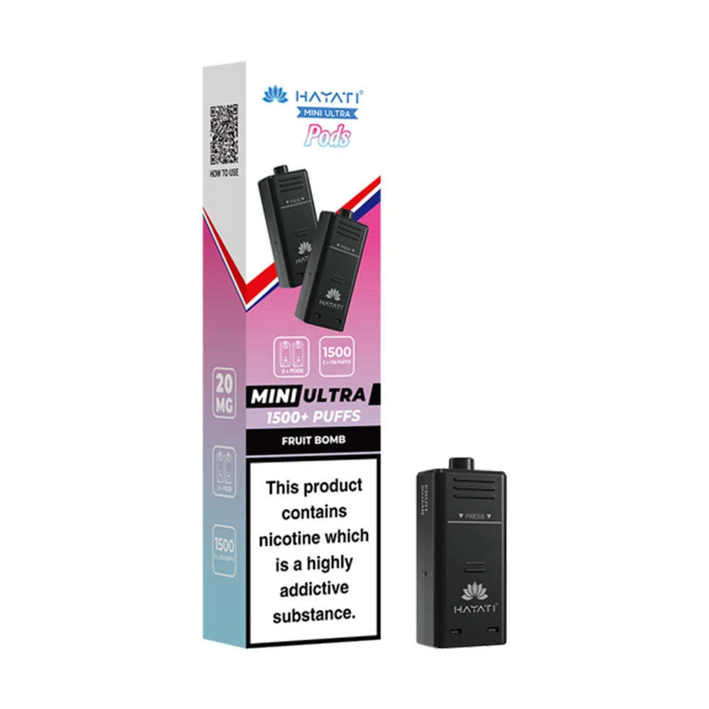 Hayati Ultra Mini 1500 Prefilled Pods - Fruit Bomb