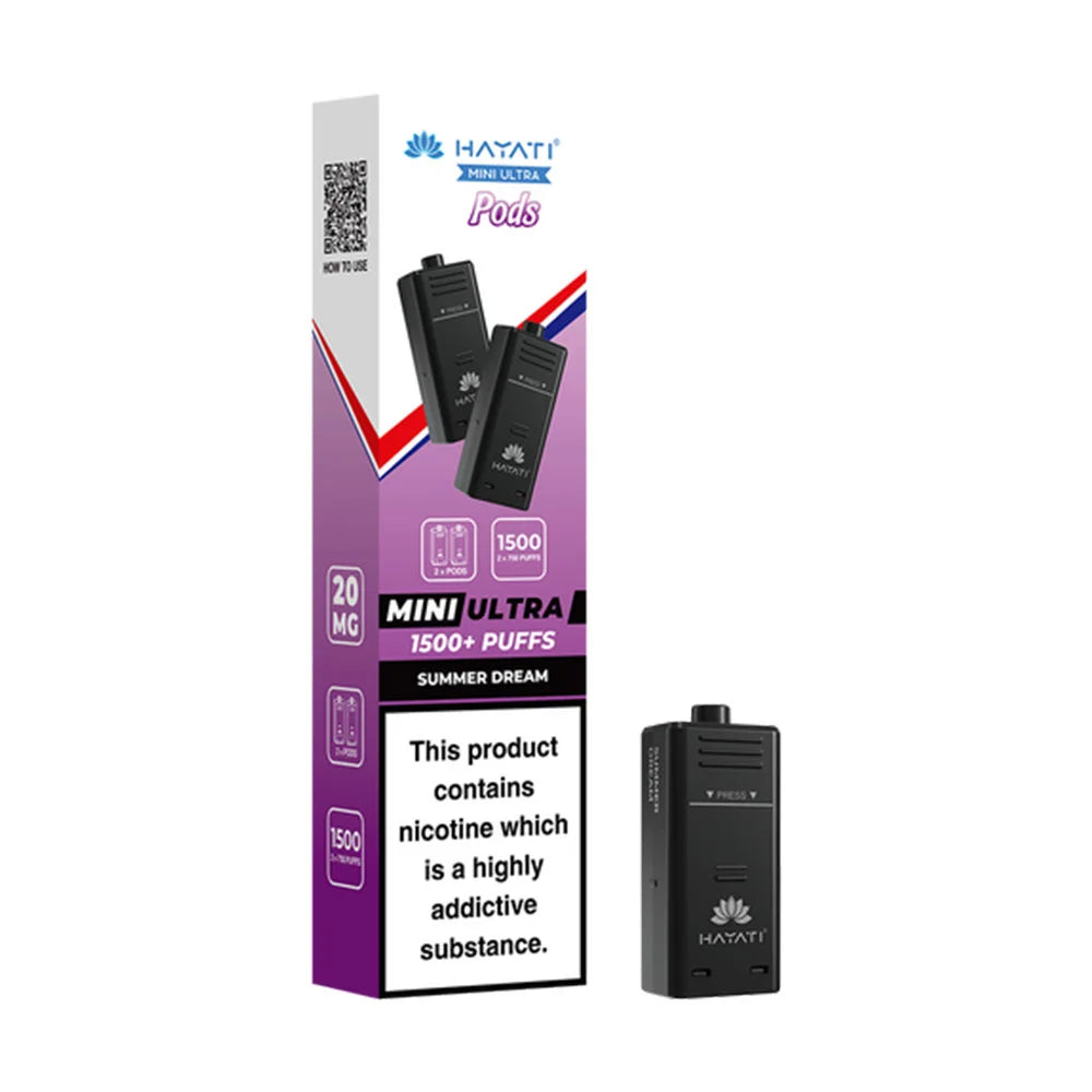 Hayati Ultra Mini 1500 Prefilled Pods - Summer Dream