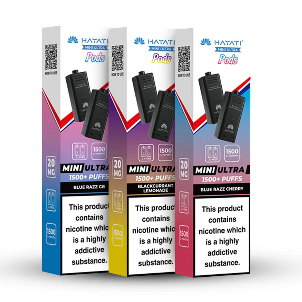 Hayati Ultra Mini 1500 Prefilled Pods