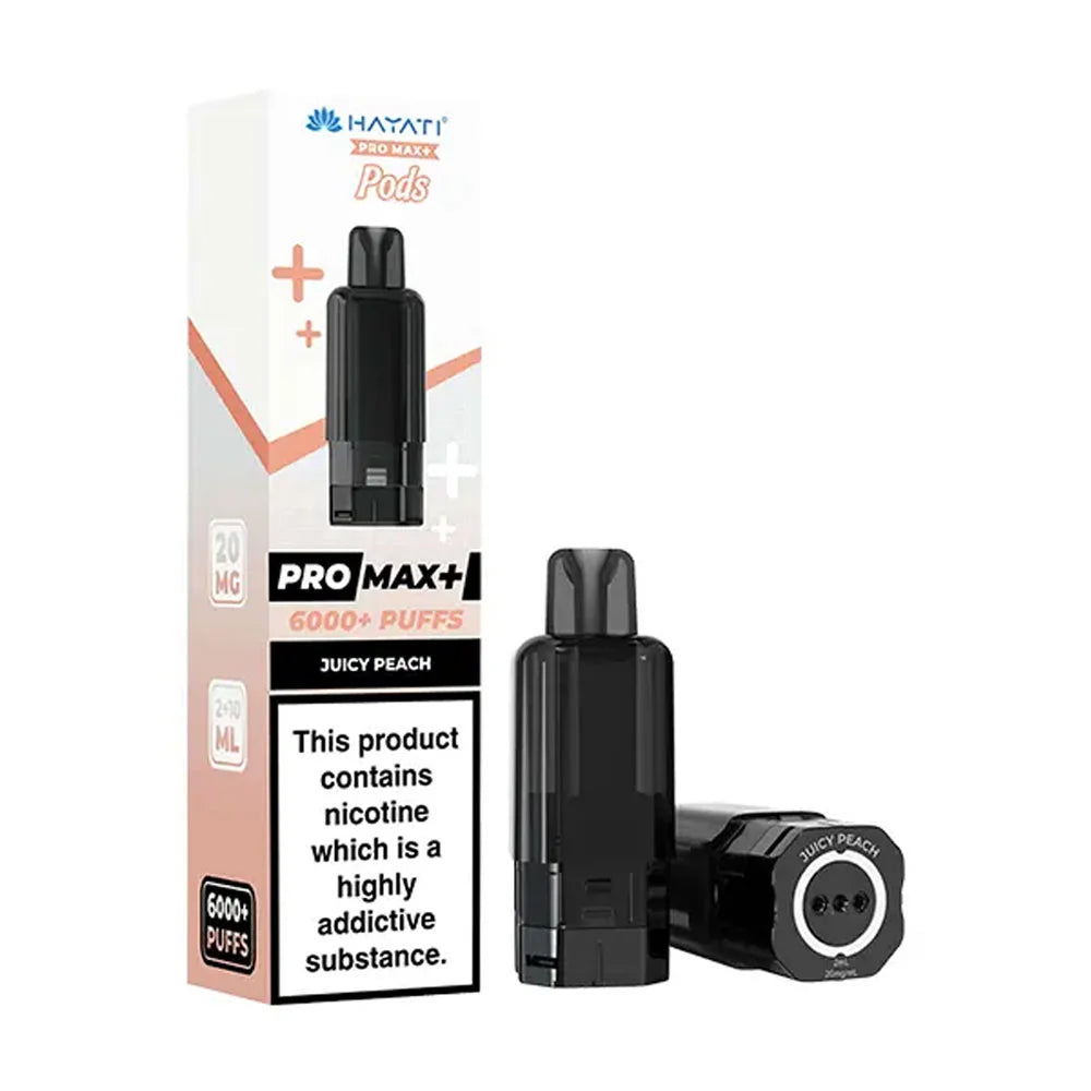 Hayati Pro Max Plus 6K Prefilled Pods - Juicy Peach