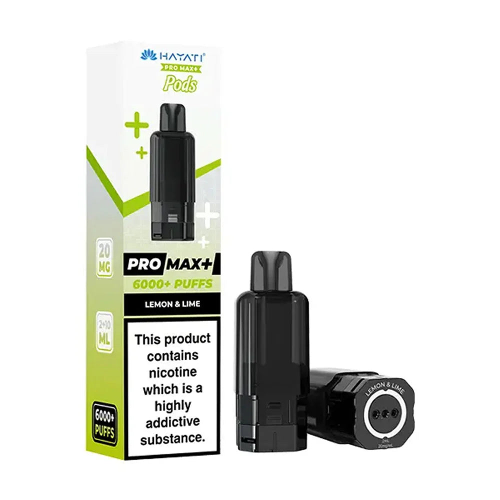 Hayati Pro Max Plus 6K Prefilled Pods - Lemon & Lime