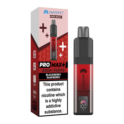 Hayati Pro Max Plus 6000 Puffs - Blackberry Raspberry