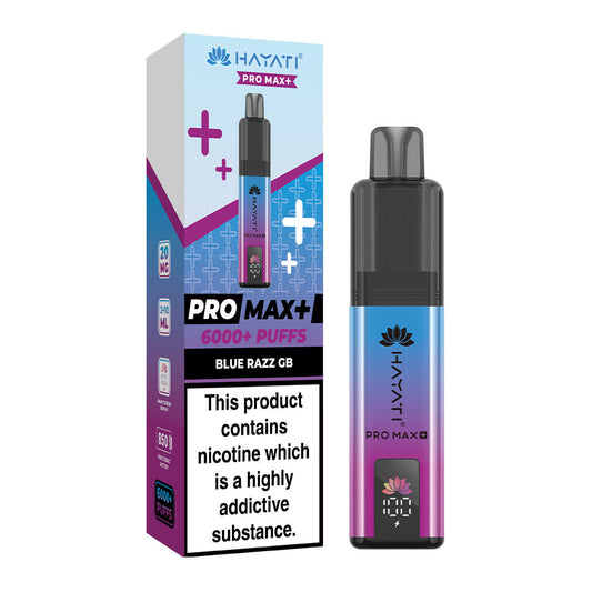 Hayati Pro Max Plus 6000 Puffs - Blue Razz GB