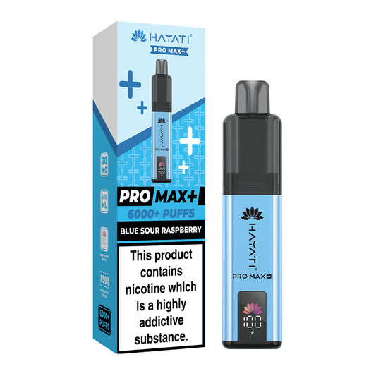 Hayati Pro Max Plus 6000 Puffs - Blue Sour Raspberry