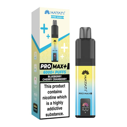 Hayati Pro Max Plus 6000 Puffs - Blueberry Cherry Cranberry