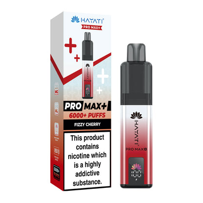 Hayati Pro Max Plus 6000 Puffs - Fizzy Cherry