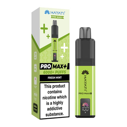 Hayati Pro Max Plus 6000 Puffs - Fresh Mint