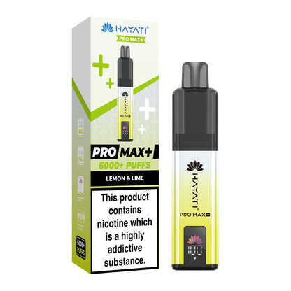 Hayati Pro Max Plus 6000 Puffs - Lemon & Lime
