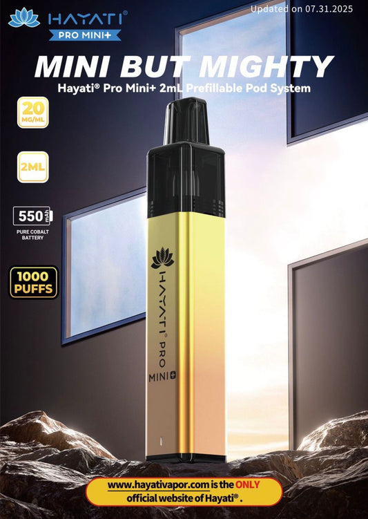 Hayati Pro Mini Plus 1000 Prefilled Pod Kit