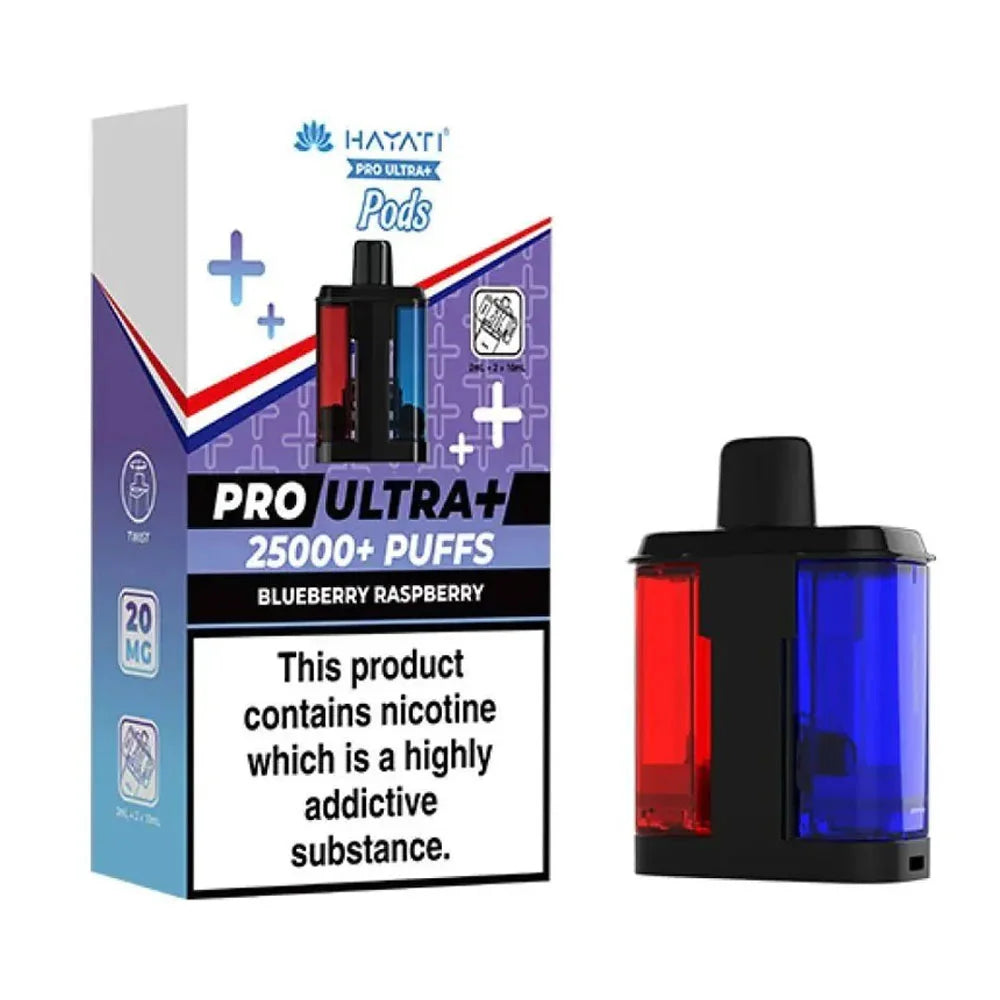 Hayati Pro Ultra Plus Prefilled Pods - Blueberry Raspberry